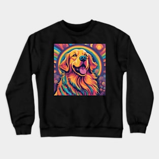 Psychedelic Retriever Crewneck Sweatshirt